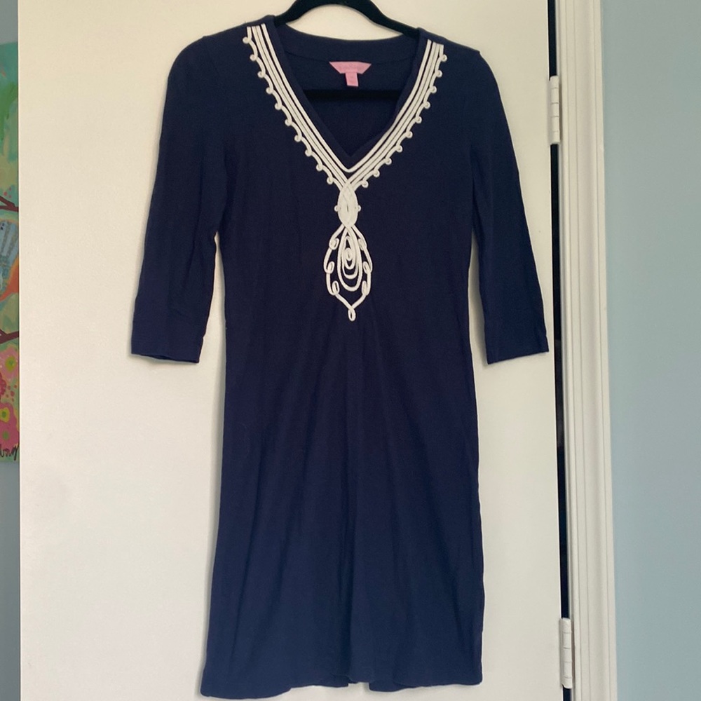 Lilly Pulitzer 3/4 sleeve cotton dress